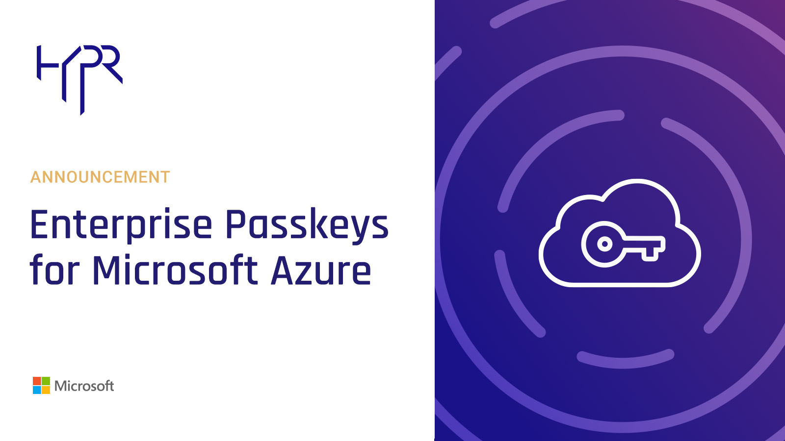 HYPR's Passwordless Microsoft-Approved Enterprise Passkeys